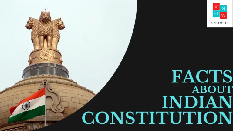 Facts About The Indian Constitution | Know It