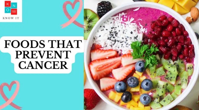 Foods that Prevent Cancer