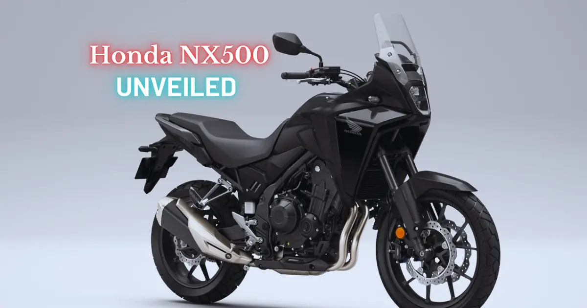 2024 Honda NX500 Unveiled Honda Bikes Know It